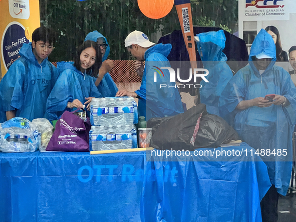 Severe thunderstorms are hitting Toronto, Ontario, Canada, on August 17, 2024. Environment and Climate Change Canada (ECCC) is issuing a rai...