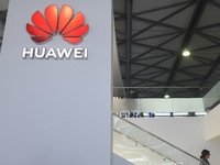 Visitors are visiting Huawei's stand at the Mobile World Congress 2024 in Shanghai, China, on June 26, 2024. (