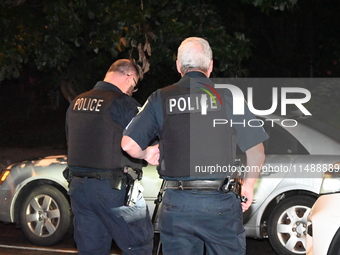 One teenager is dead and another teenager is injured after they are shot at while on a porch in Chicago, Illinois, United States, on August...