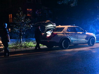 One teenager is dead and another teenager is injured after they are shot at while on a porch in Chicago, Illinois, United States, on August...