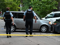 A 40-year-old male victim is being critically wounded after being shot while driving in Chicago, Illinois, United States, on August 18, 2024...