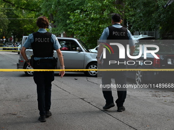 A 40-year-old male victim is being critically wounded after being shot while driving in Chicago, Illinois, United States, on August 18, 2024...