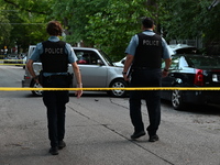 A 40-year-old male victim is being critically wounded after being shot while driving in Chicago, Illinois, United States, on August 18, 2024...