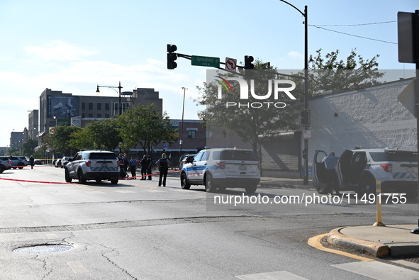 A 28-year-old male is being shot numerous times and killed in Chicago, Illinois, United States, on August 18, 2024. On Sunday afternoon at a...