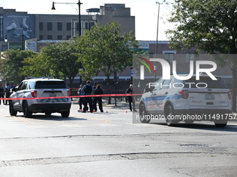 A 28-year-old male is being shot numerous times and killed in Chicago, Illinois, United States, on August 18, 2024. On Sunday afternoon at a...