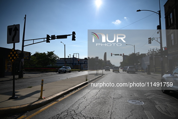 A 28-year-old male is being shot numerous times and killed in Chicago, Illinois, United States, on August 18, 2024. On Sunday afternoon at a...