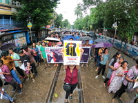 Members of the West Bengal Junior Doctors' Front and nursing students are joining a protest march against the rape and murder of a postgradu...