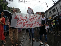 Members of the West Bengal Junior Doctors' Front and nursing students are joining a protest march against the rape and murder of a postgradu...