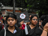 People are participating in a protest rally against the rape and murder of a second-year PGD Doctor at RG Kar Medical College, in Kolkata, I...