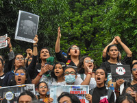 People are participating in a protest rally against the rape and murder of a second-year PGD Doctor at RG Kar Medical College, in Kolkata, I...