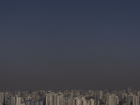 A layer of pollution is covering the sky in Sao Paulo, Brazil, on the morning of Monday, August 19, 2024. After two weeks of intense cold, S...