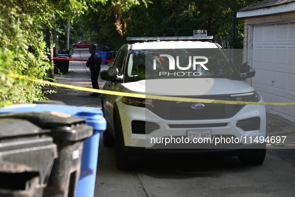 A 25-year-old male victim is being shot numerous times and killed on the 8200 block of S. South Shore Drive in Chicago, Illinois, United Sta...