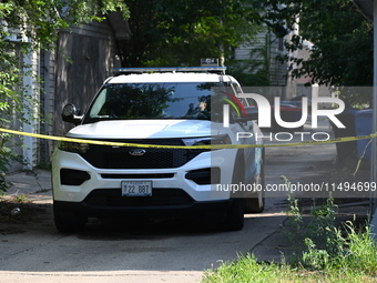 A 25-year-old male victim is being shot numerous times and killed on the 8200 block of S. South Shore Drive in Chicago, Illinois, United Sta...