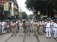 The police force is deploying to stop medical students and doctors who are protesting against the rape and murder of a PGT woman doctor at G...