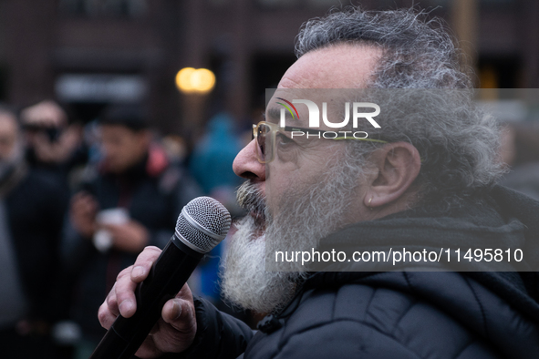 Social and political organizations are holding a ''Colchonazo'' in Plaza de Mayo in Buenos Aires, Argentina, on August 19, 2024 