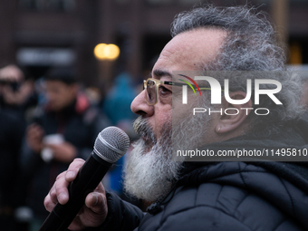 Social and political organizations are holding a ''Colchonazo'' in Plaza de Mayo in Buenos Aires, Argentina, on August 19, 2024 (