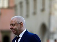 Jacek Sasin, a PiS MP, is attending Jaroslaw Kaczynski's monthly visit to Wawel on August 18, 2024, in Krakow, Poland. Every 18th day of the...