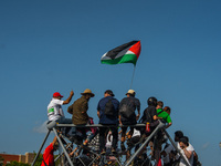 Pro-Palestine protesters organized a march on the first day of the Democratic National Convention on August 19, 2024. The protesters marched...