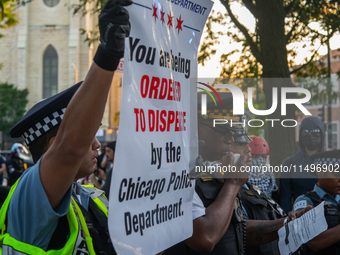 Pro-Palestine protesters organized a march on the first day of the Democratic National Convention on August 19, 2024. The protesters marched...