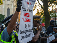 Pro-Palestine protesters organized a march on the first day of the Democratic National Convention on August 19, 2024. The protesters marched...