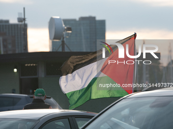 The American Friends Service Committee (AFSC) holds an interfaith vigil for those killed in Gaza, calling for a permanent ceasefire on Augus...