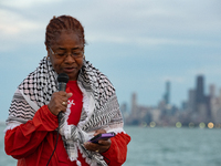 The American Friends Service Committee (AFSC) holds an interfaith vigil for those killed in Gaza, calling for a permanent ceasefire on Augus...