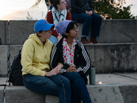 The American Friends Service Committee (AFSC) holds an interfaith vigil for those killed in Gaza, calling for a permanent ceasefire on Augus...