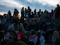 The American Friends Service Committee (AFSC) holds an interfaith vigil for those killed in Gaza, calling for a permanent ceasefire on Augus...