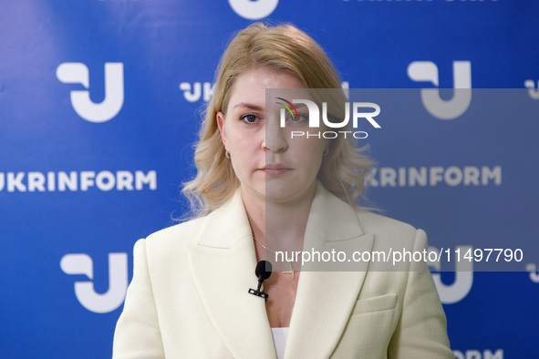 Olha Stefanishyna, Deputy Prime Minister for European and Euro-Atlantic Integration of Ukraine, attends the Congress of Local and Regional A...