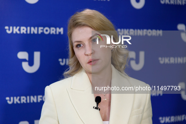 Olha Stefanishyna, Deputy Prime Minister for European and Euro-Atlantic Integration of Ukraine, attends the Congress of Local and Regional A...