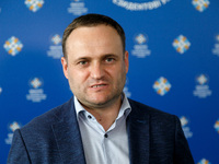 Deputy Head of the Office of the President of Ukraine Oleksiy Kuleba attends the Congress of Local and Regional Authorities under the Presid...