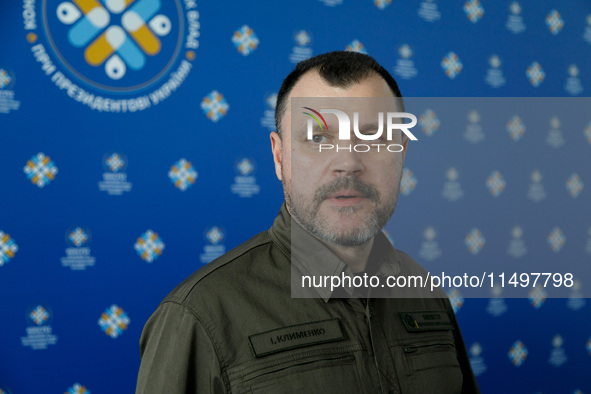 Ihor Klymenko, Minister of Internal Affairs of Ukraine, attends the Congress of Local and Regional Authorities under the President of Ukrain...