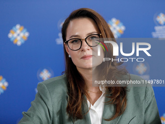 Yuliia Svyrydenko, First Deputy Prime Minister of Ukraine and Minister of Economy of Ukraine, attends a meeting of the Congress of Local and...