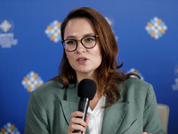 Yuliia Svyrydenko, First Deputy Prime Minister of Ukraine and Minister of Economy of Ukraine, attends a meeting of the Congress of Local and...