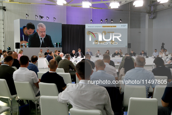 A meeting of the Congress of Local and Regional Authorities under the President of Ukraine is underway in Kropyvnytskyi, Ukraine, on August...