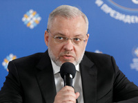 Minister of Energy of Ukraine German Galushchenko attends the Congress of Local and Regional Authorities under the President of Ukraine in K...