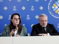 Yuliia Svyrydenko, First Deputy Prime Minister of Ukraine and Minister of Economy of Ukraine, and German Galushchenko, Minister of Energy of...