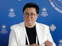 Tetiana Kiriienko, acting head of the State Tax Service of Ukraine, attends the Congress of Local and Regional Authorities under the Preside...