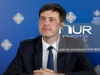 Acting Minister of Agrarian Policy and Food of Ukraine Taras Vysotskyi attends the Congress of Local and Regional Authorities under the Pres...