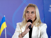 Hanna Zamazieieva, Head of the State Agency on Energy Efficiency and Energy Saving of Ukraine (SAEE), attends the Congress of Local and Regi...