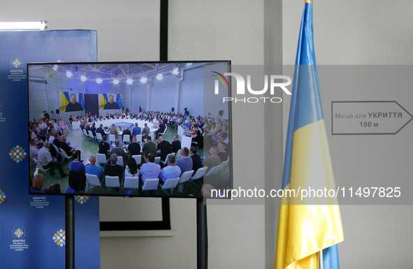 A meeting of the Congress of Local and Regional Authorities under the President of Ukraine takes place in Kropyvnytskyi, Ukraine, on August...