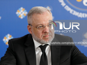 Minister of Energy of Ukraine German Galushchenko attends the Congress of Local and Regional Authorities under the President of Ukraine in K...