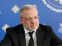 Minister of Energy of Ukraine German Galushchenko attends the Congress of Local and Regional Authorities under the President of Ukraine in K...