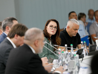 Yuliia Svyrydenko, First Deputy Prime Minister of Ukraine and Minister of Economy of Ukraine, attends a meeting of the Congress of Local and...