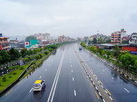 People's daily lives are affected by the heavy rainfall in Kathmandu, Nepal, on August 21, 2024. (