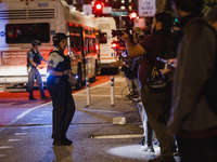 Pro-Palestine protesters hold a ''Make it Great Like '68'' protest in front of the Israeli consulate in Chicago, United States, on August 20...