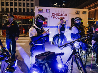 Pro-Palestine protesters hold a ''Make it Great Like '68'' protest in front of the Israeli consulate in Chicago, United States, on August 20...