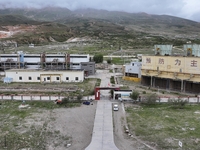 The Yangbajing Geothermal Power Station, the world's highest geothermal power station, is in Lhasa, Tibet, China, on August 8, 2024. (