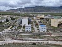 The Yangbajing Geothermal Power Station, the world's highest geothermal power station, is in Lhasa, Tibet, China, on August 8, 2024. (