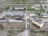 The Yangbajing Geothermal Power Station, the world's highest geothermal power station, is in Lhasa, Tibet, China, on August 8, 2024. (